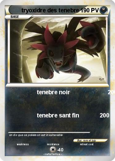 Pokemon tryoxidre des tenebre