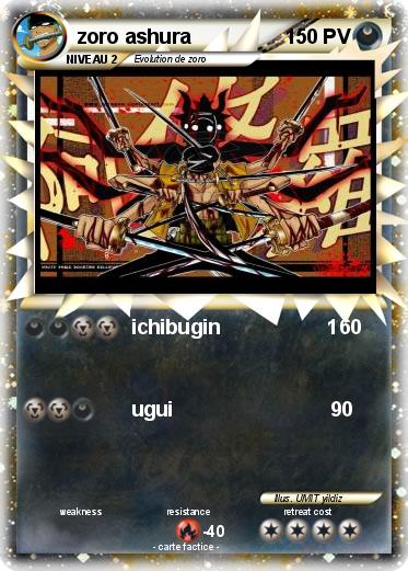 Pokemon zoro ashura