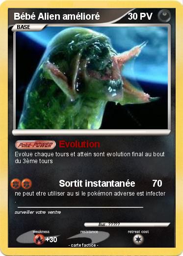 Pokemon Bébé Alien amélioré
