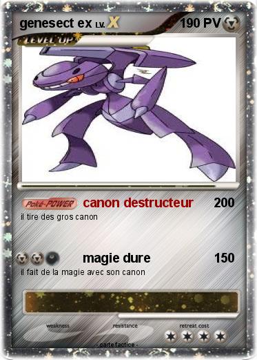 Pokemon genesect ex