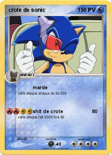 Pokemon crote de sonic