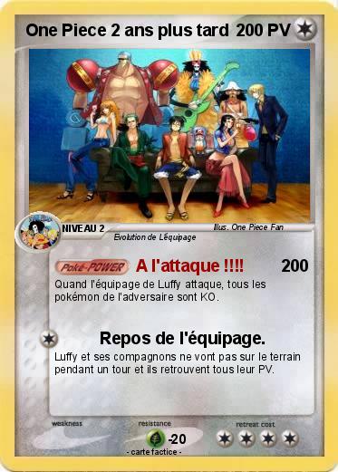 Pokemon One Piece 2 ans plus tard