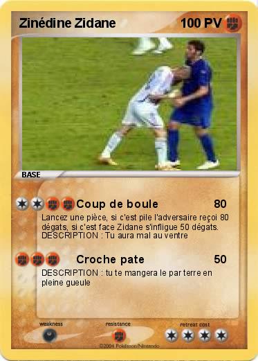 Pokemon Zinédine Zidane