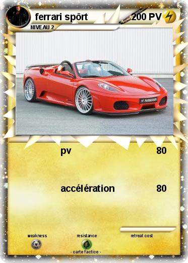 Pokemon ferrari spôrt