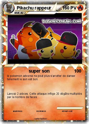 Pokemon Pikachu rappeur