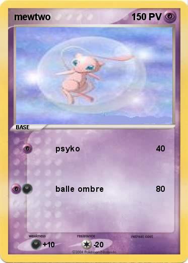 Pokemon mewtwo