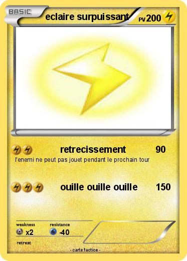 Pokemon eclaire surpuissant