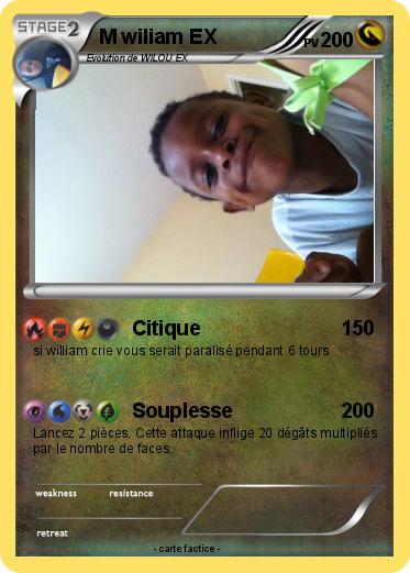 Pokemon M wiliam EX