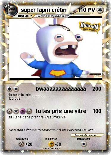 Pokemon super lapin crétin