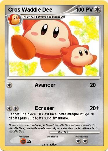 Pokemon Gros Waddle Dee