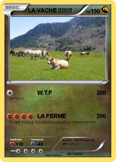 Pokemon LA VACHE !!!!!!!!