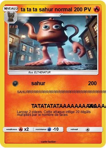 Pokemon ta ta ta sahur normal