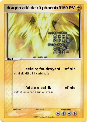 Pokemon dragon ailé de râ phoenix9