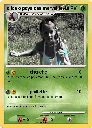 Pokemon alice o pays des merveille