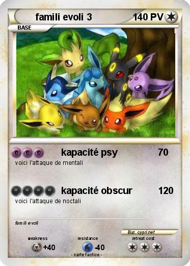 Pokemon famili evoli 3