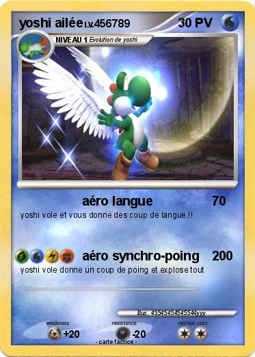 Pokemon yoshi ailée