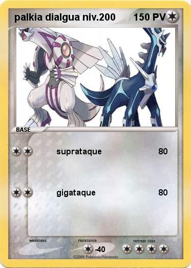 Pokemon palkia dialgua niv.200 