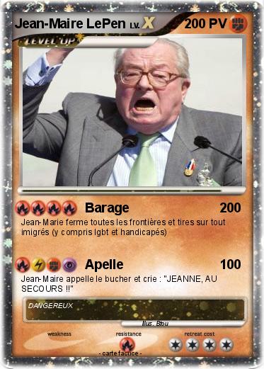Pokemon Jean-Maire LePen