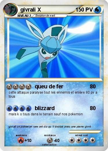 Pokemon givrali X