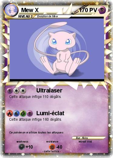 Pokemon Mew X