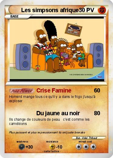 Pokemon Les simpsons afrique