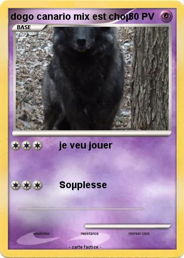 Pokemon dogo canario mix est choµ