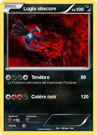 Pokemon Lugia obscure