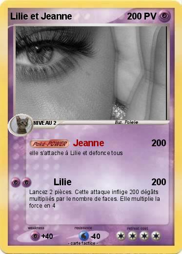 Pokemon Lilie et Jeanne