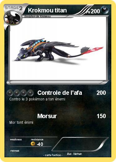 Pokemon Krokmou titan
