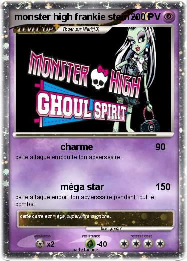 Pokemon monster high frankie stein