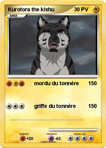 Pokemon Kurotora the kishu