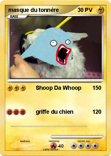 Pokemon masque du tonnère