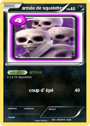 Pokemon armée de squelettes