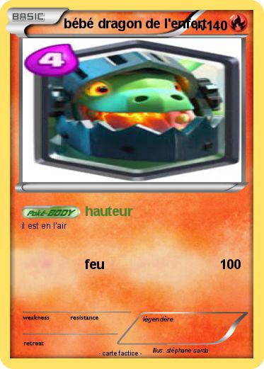Pokemon bébé dragon de l'enfert