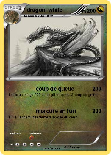 Pokemon dragon  white