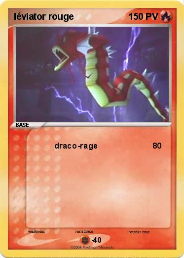Pokemon léviator rouge