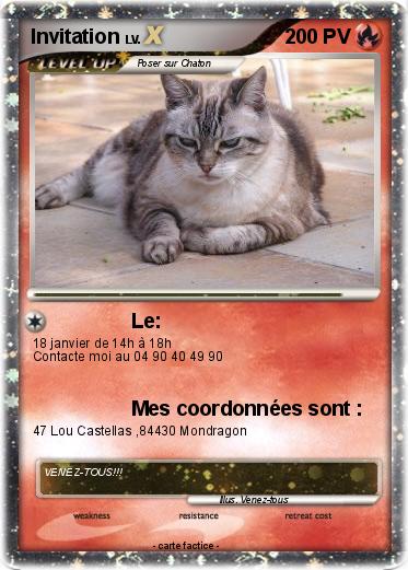 Pokemon Invitation