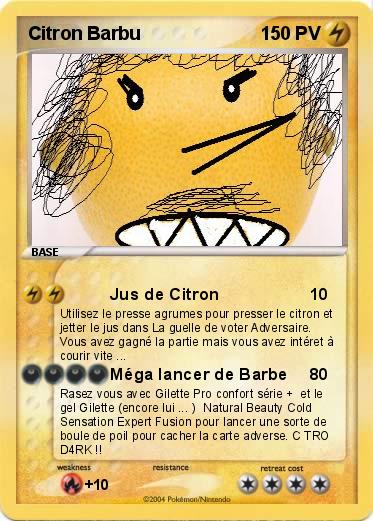 Pokemon Citron Barbu