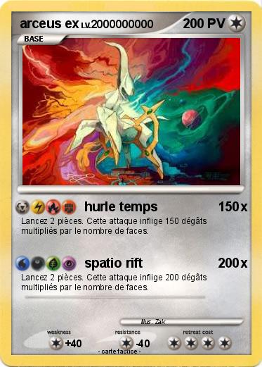 Pokemon arceus ex