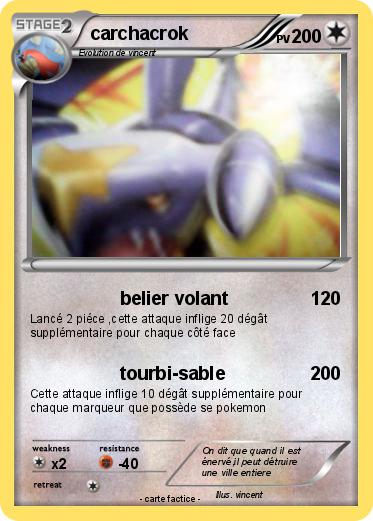 Pokemon carchacrok