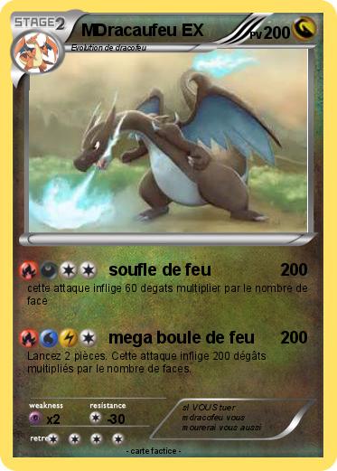 Pokemon MDracaufeu EX