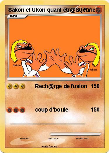 Pokemon Sakon et Ukon quant étr@is jeune