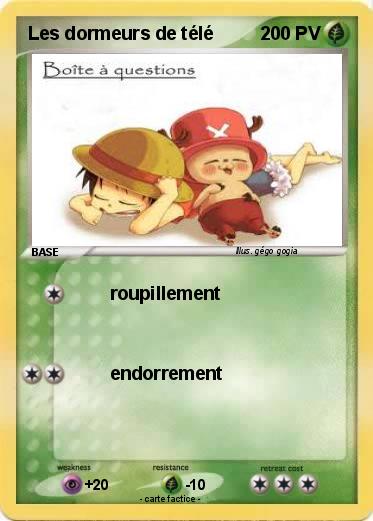Pokemon Les dormeurs de télé