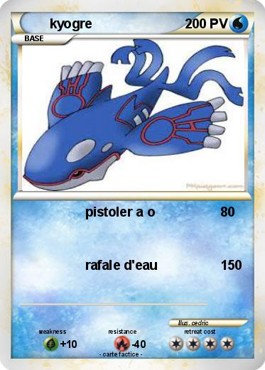 Pokemon kyogre