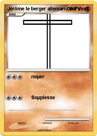 Pokemon Jérôme le berger allemand est mort