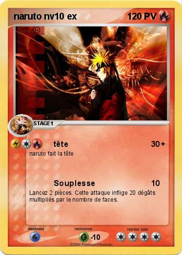 Pokemon naruto nv10 ex