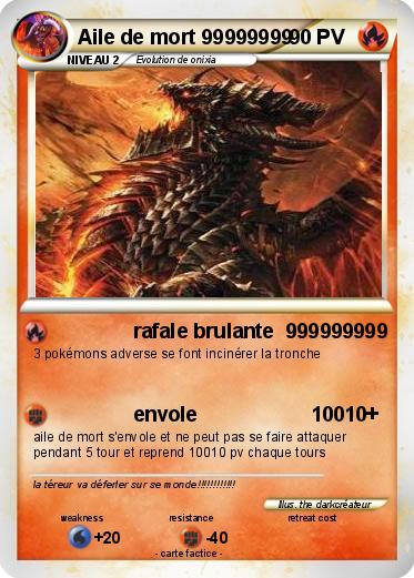 Pokemon Aile de mort 99999999