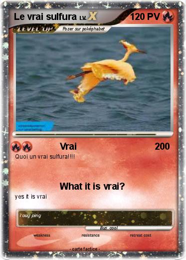 Pokemon Le vrai sulfura