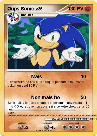 Pokemon Oups Sonic