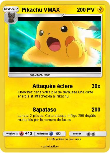 Pokemon Pikachu VMAX